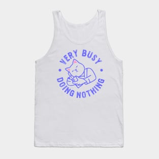 busy cat Tank Top